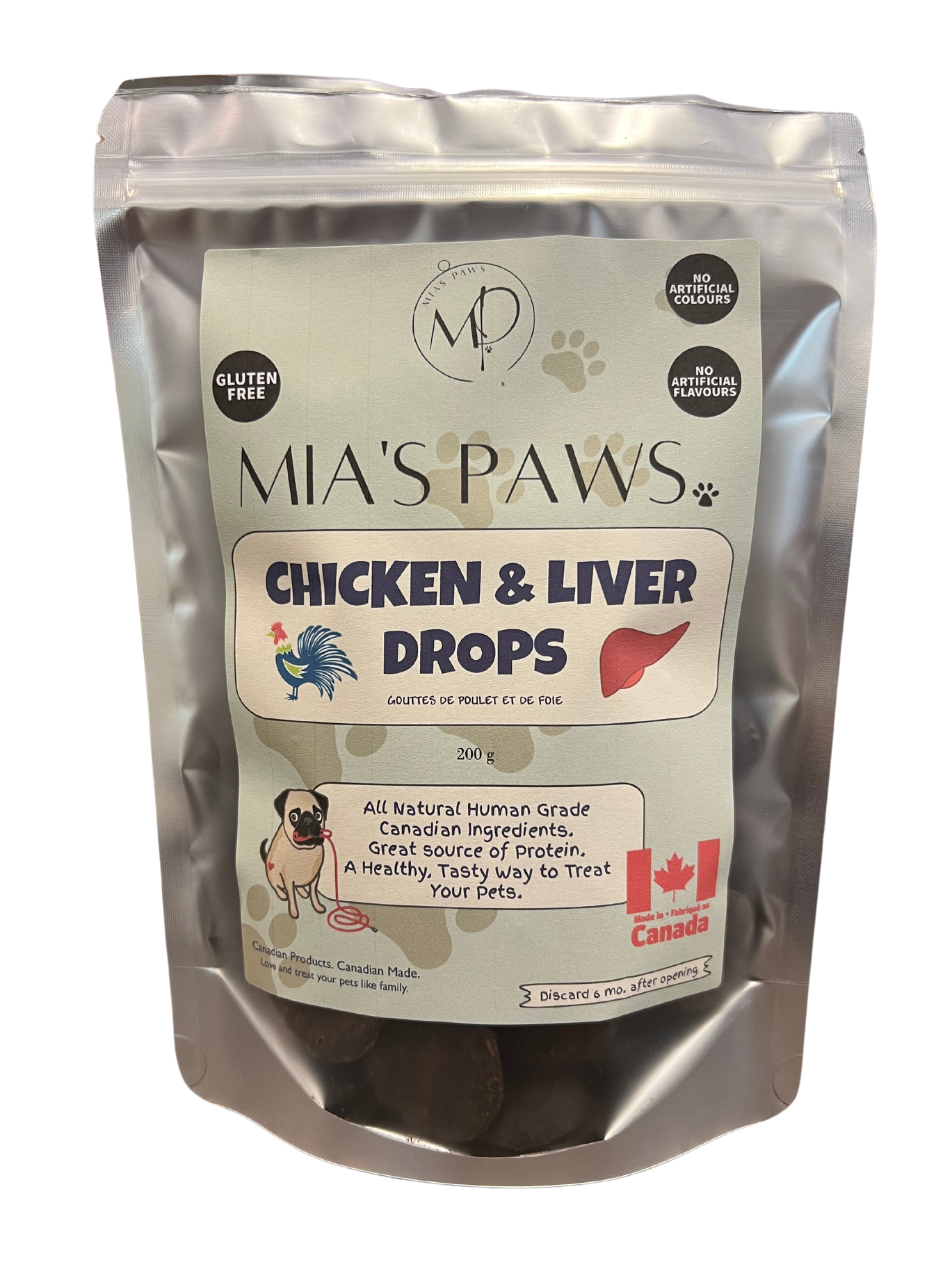 Chicken and Liver Drops - Mia's Paws
