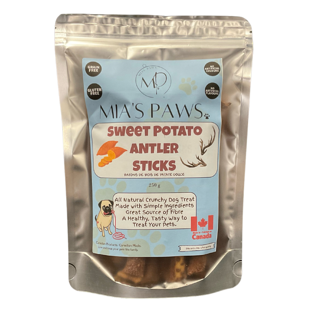 Sweet Potato Sticks - Mia's Paws