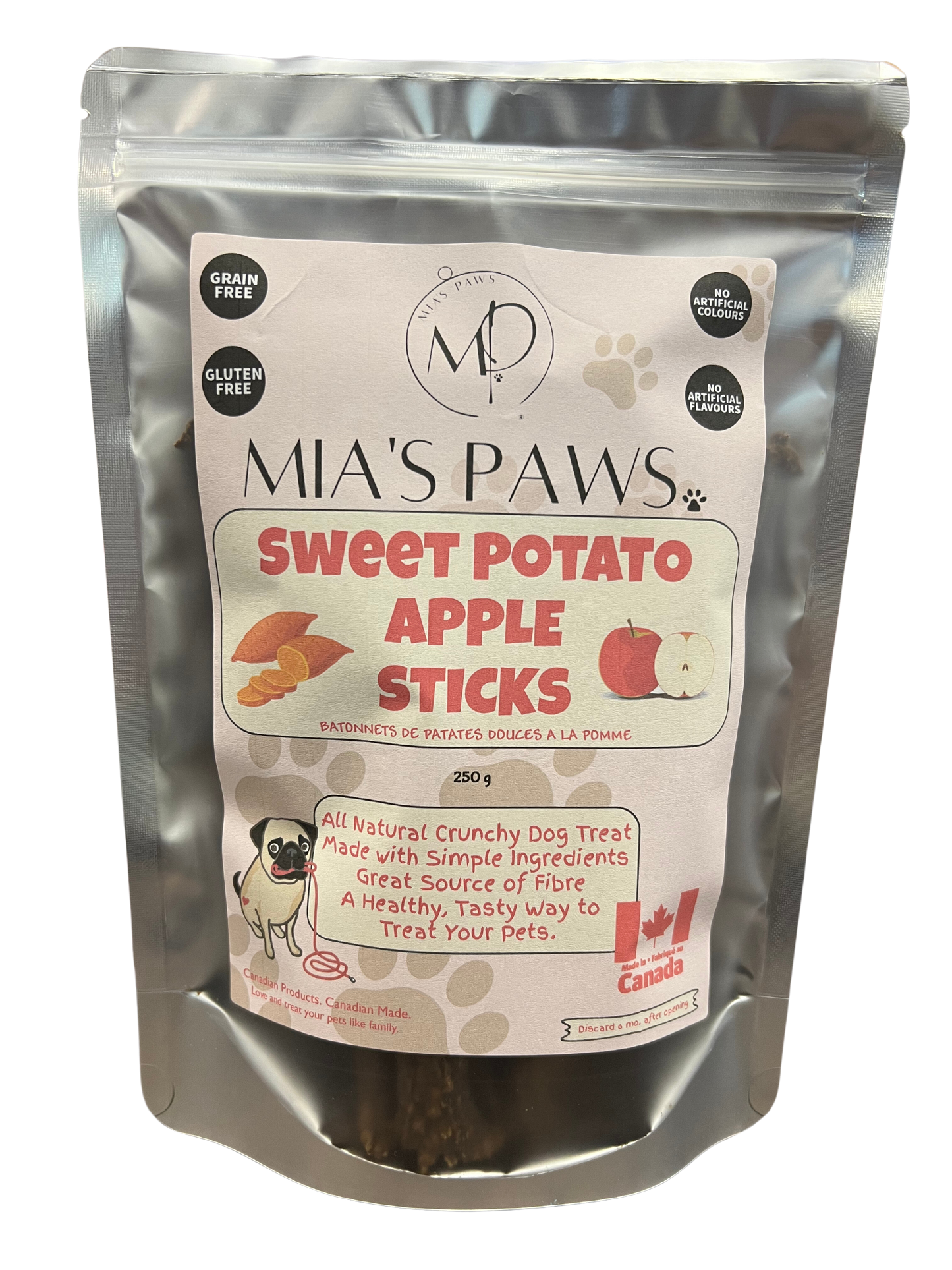 Sweet Potato Sticks - Mia's Paws