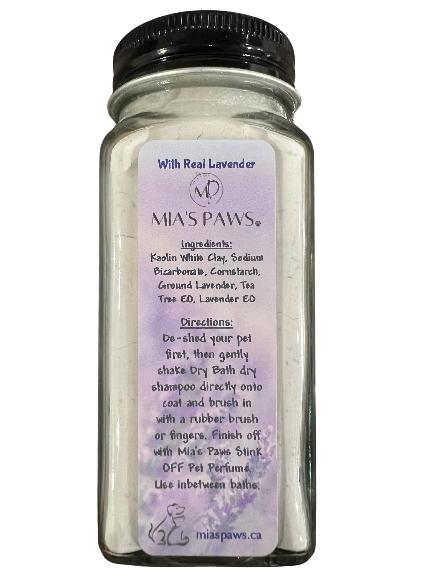 Dry Bath (Dry Shampoo) - Mia's Paws