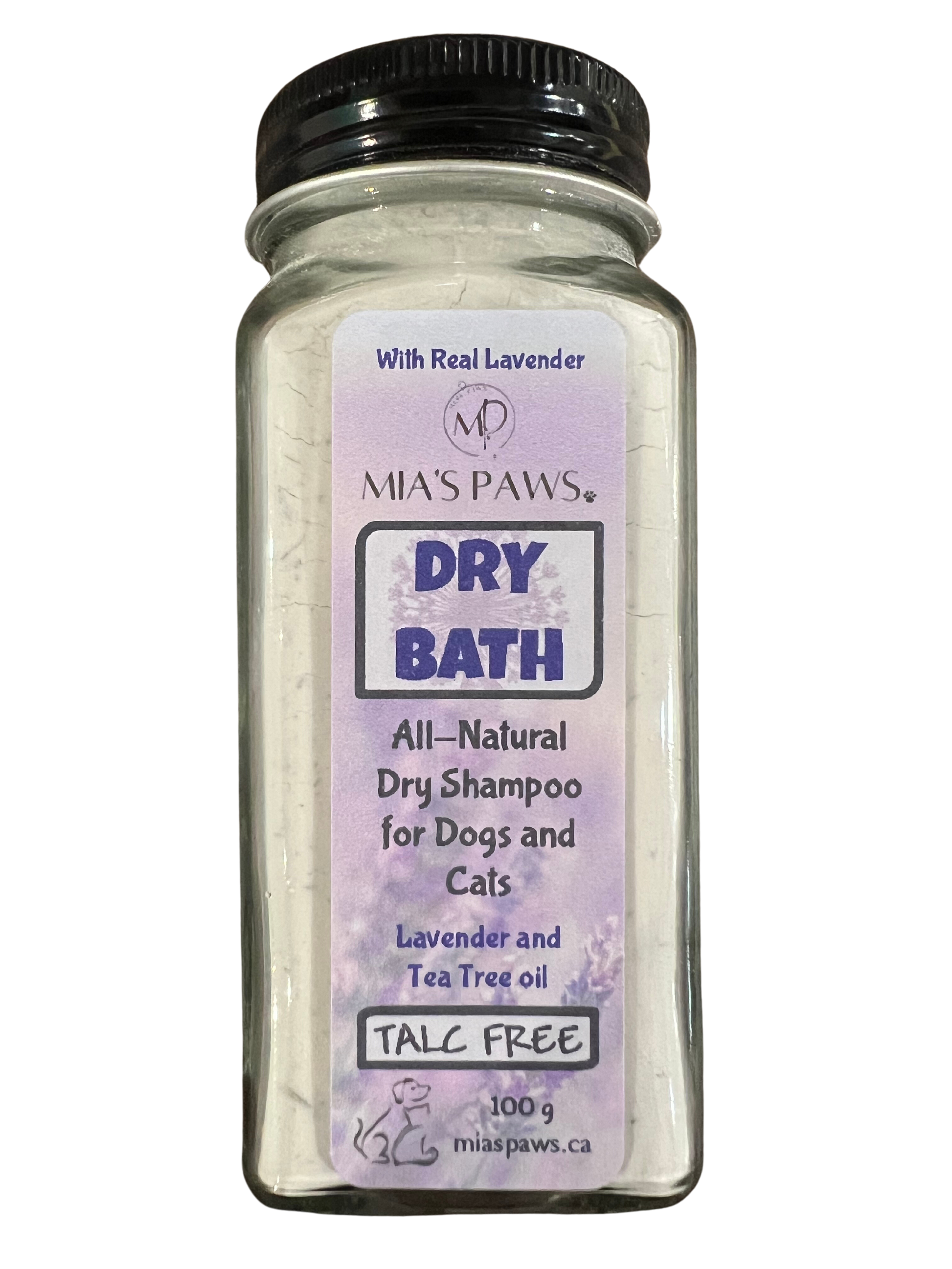 Dry Bath (Dry Shampoo) - Mia's Paws