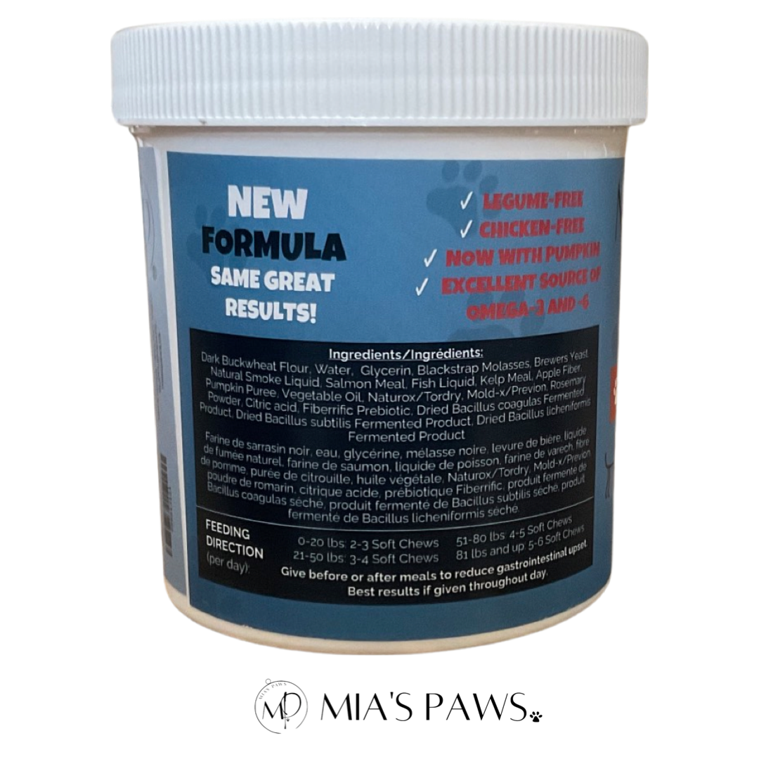 Mia's Paws Daily Probiotic Blend SOFT CHEWS - Mia's Paws