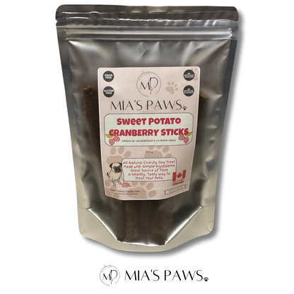 Sweet Potato Sticks - Mia's Paws