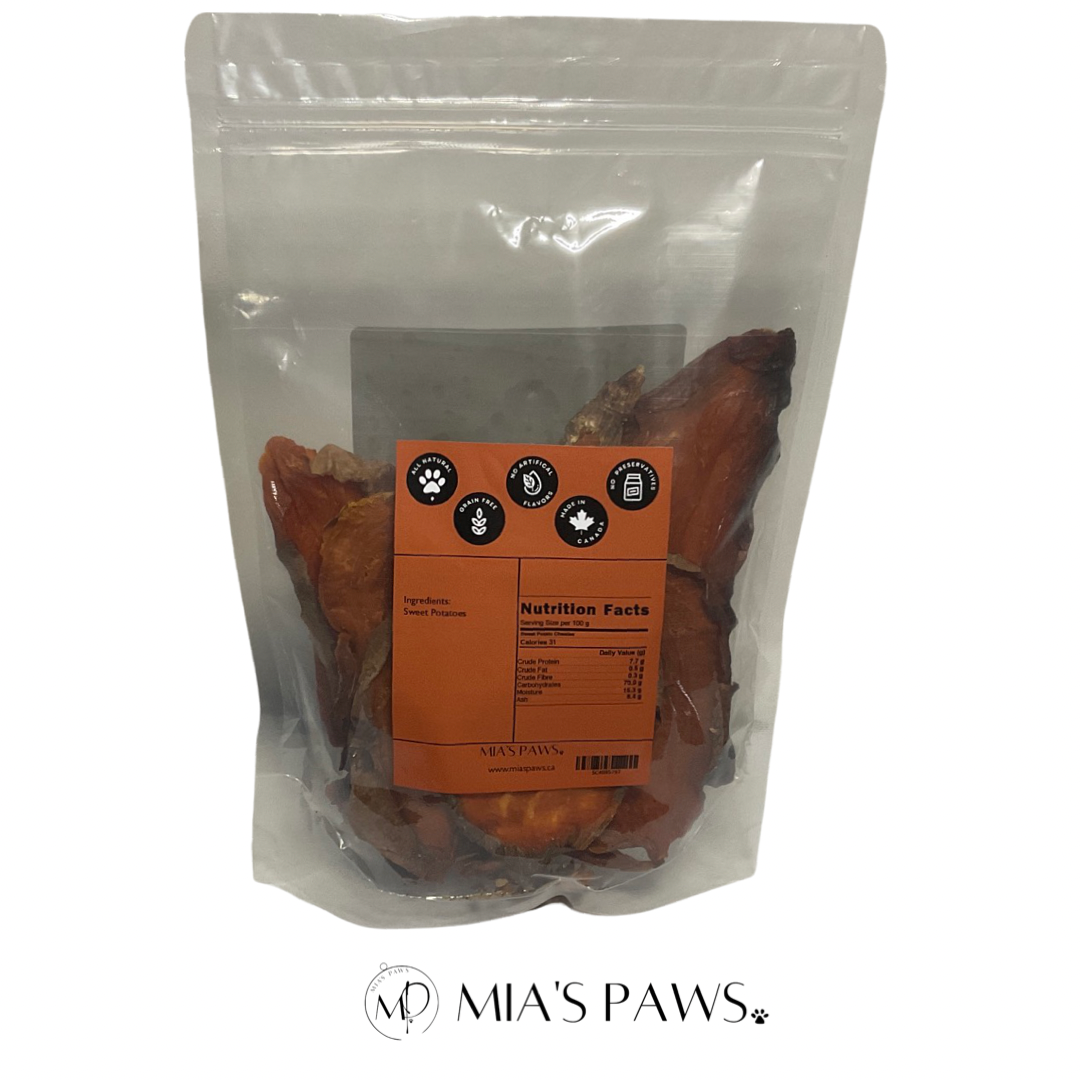 Sweet Potato Chewies - Mia's Paws
