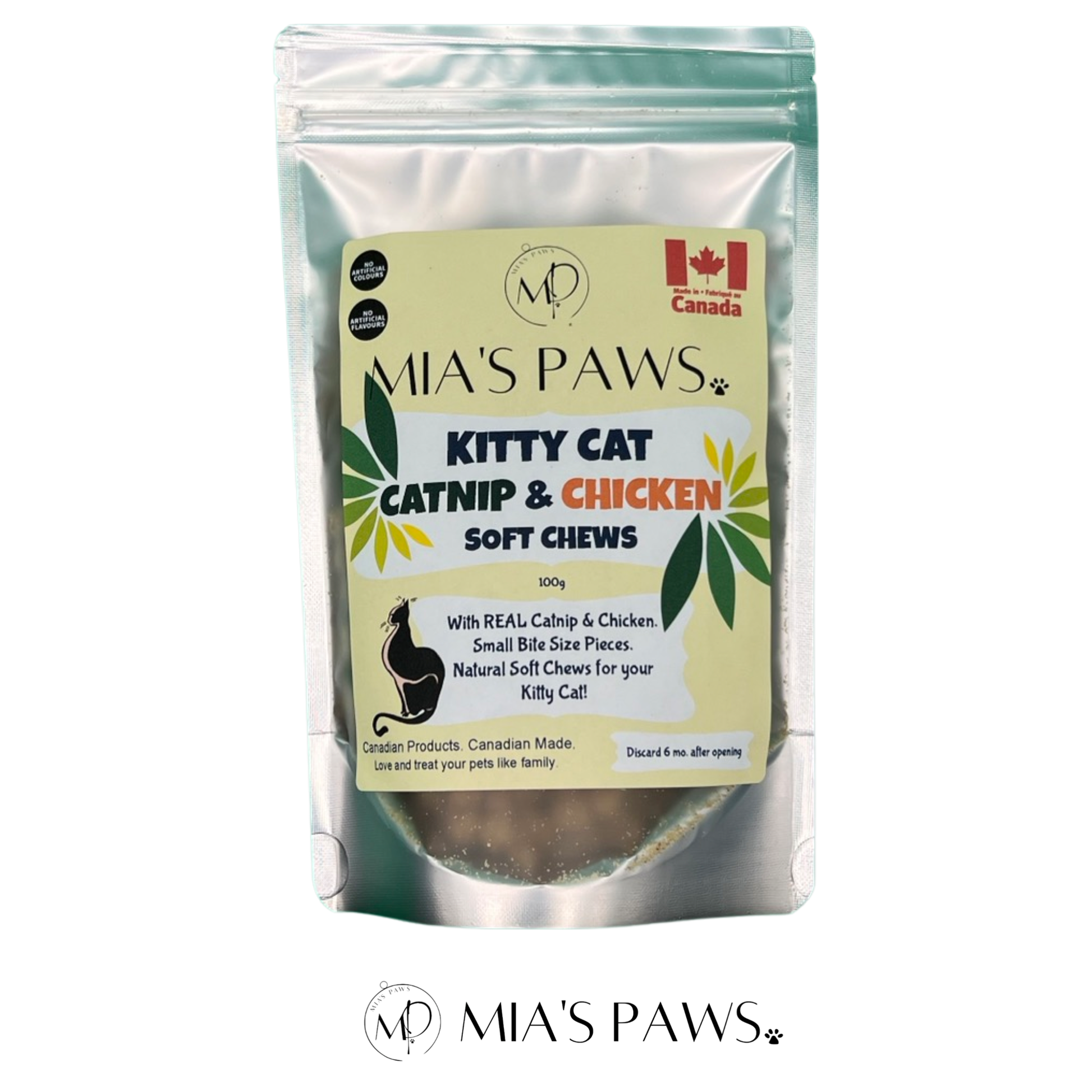 Kitty Cat Catnip Soft Chews - Mia's Paws
