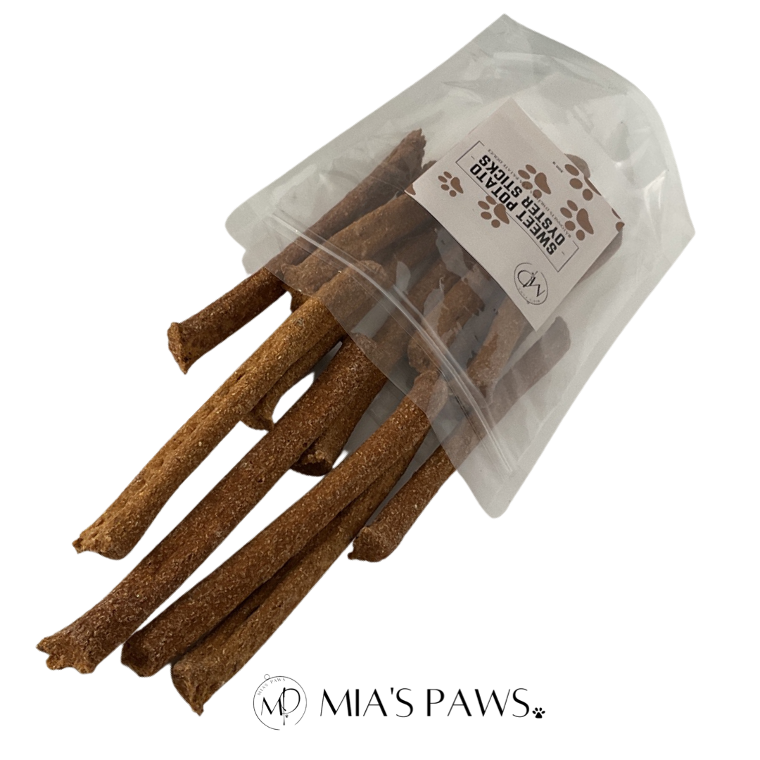 Sweet Potato Sticks - Mia's Paws