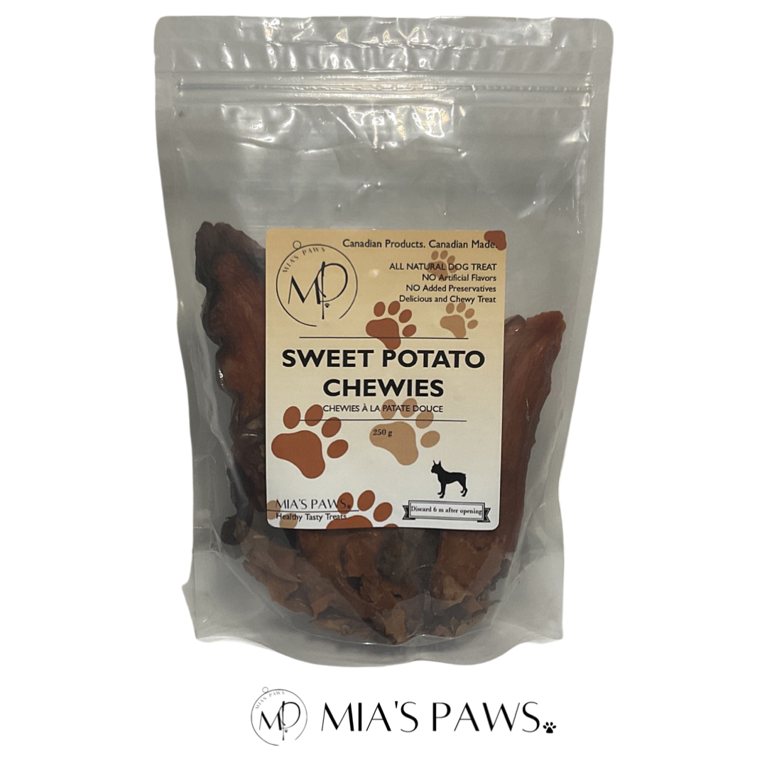 Sweet Potato Chewies - Mia's Paws
