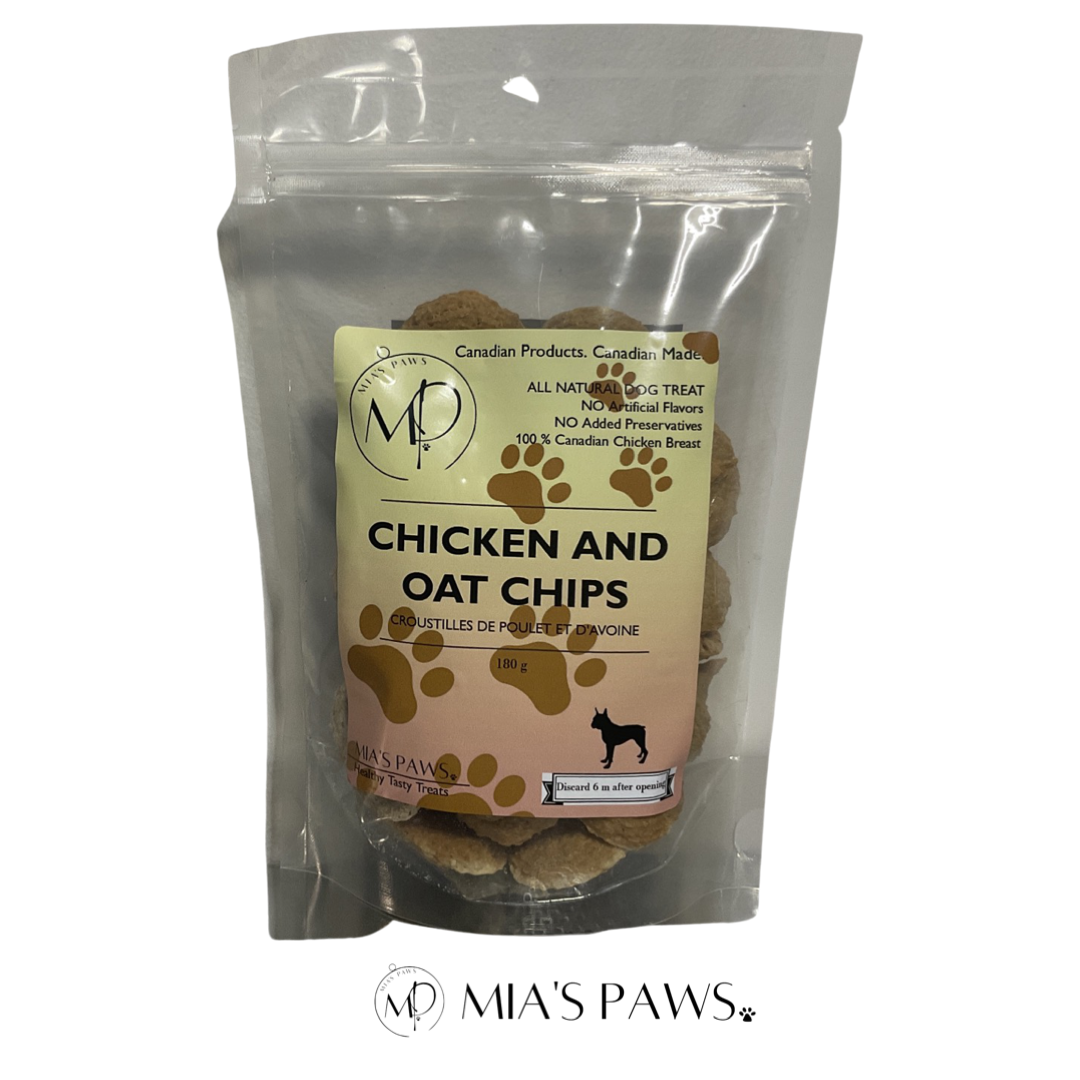 Chicken and Oat Chips - Mia's Paws