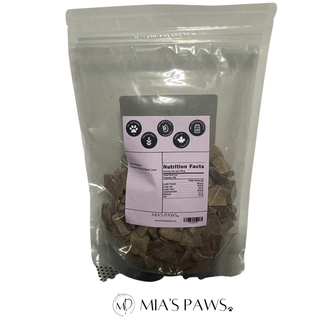 Dried Liver Delights - Mia's Paws